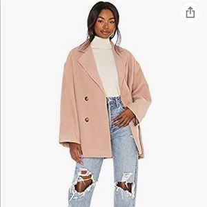 NWT Free People Hanna Slouchy Camel Coat SMALL